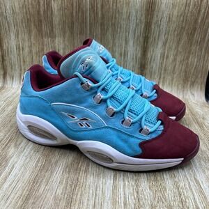 Reebok Blue and Burgundy Sneakers